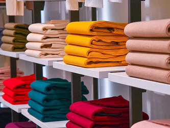 Clothing in a shop